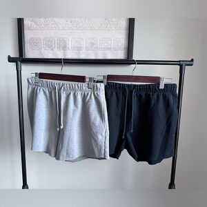 Aeropostale Cotton Shorts Bundle Size Medium Gray & Black Sweat Shorts